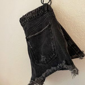 Black Denim shorts